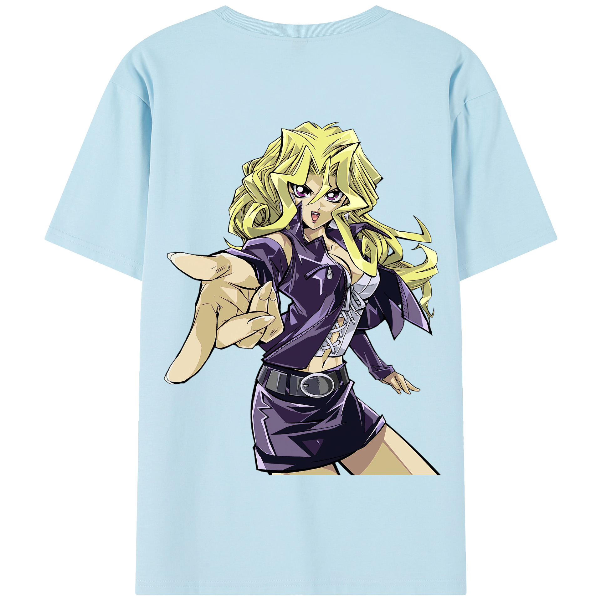 （画像用） 遊☆戯☆王 Yu-Gi-Oh! 綿100％半袖Tシャツ（背面プリント）